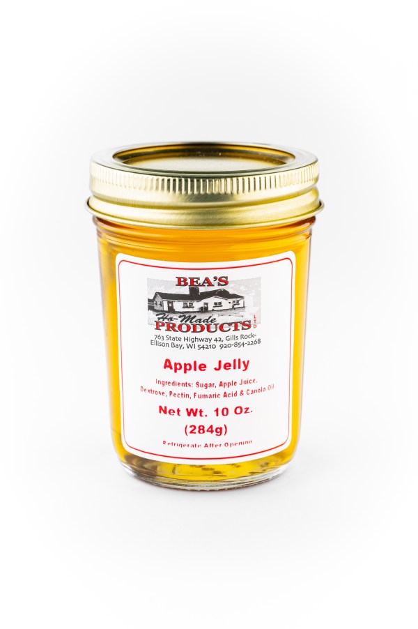 10 ounce jar of apple jelly