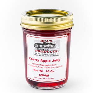 10 oz. Cherry Apple Jelly 10 ounce jar of cherry apple jelly