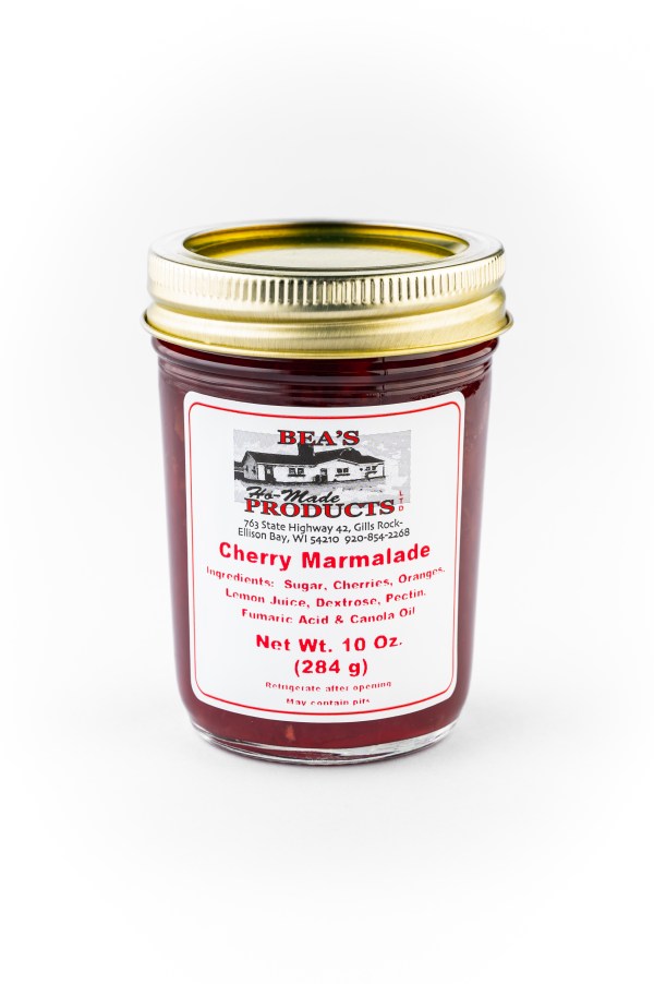 10 ounce jar of cherry marmalade