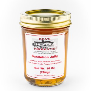 10 oz. Dandelion Jelly 10 ounce jar of dandelion jelly