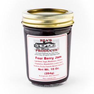 10 ounce jam of four berry jam