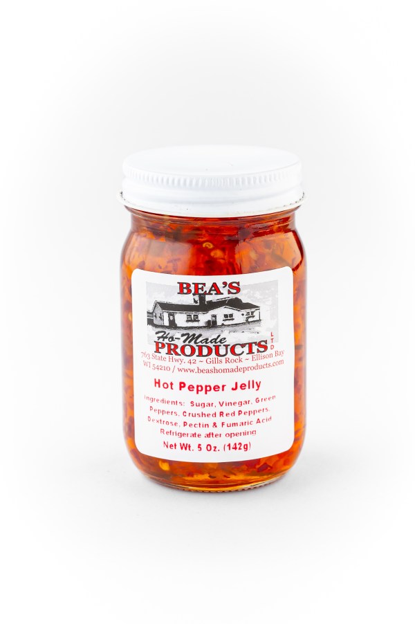 5 ounce jar of hot pepper jelly