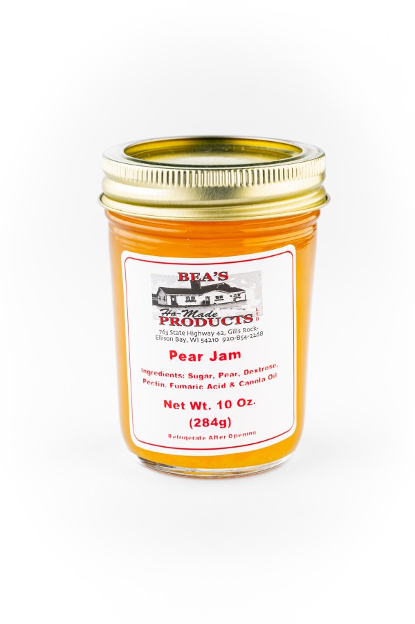 10 ounce jam of pear jam