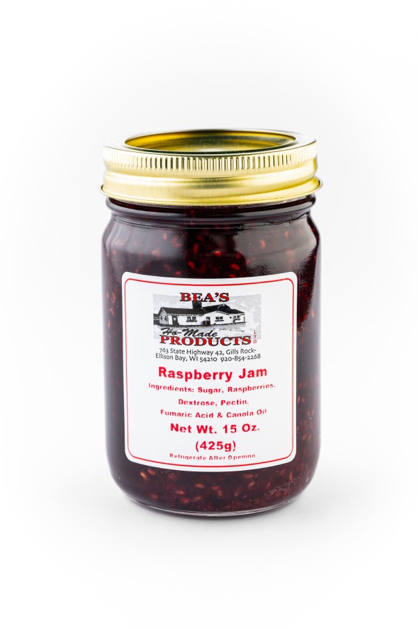 15 ounce jar of raspberry jam