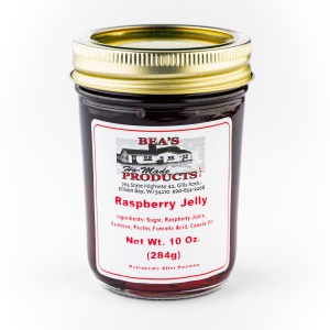 10 oz. Raspberry Jelly 10 ounce jar of raspberry jelly