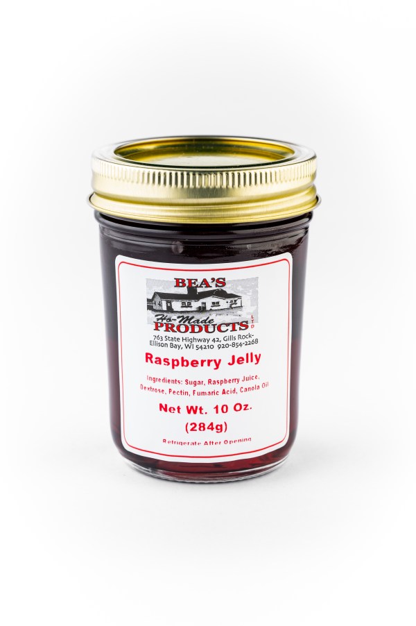 10 oz. Raspberry Jelly 10 ounce jar of raspberry jelly