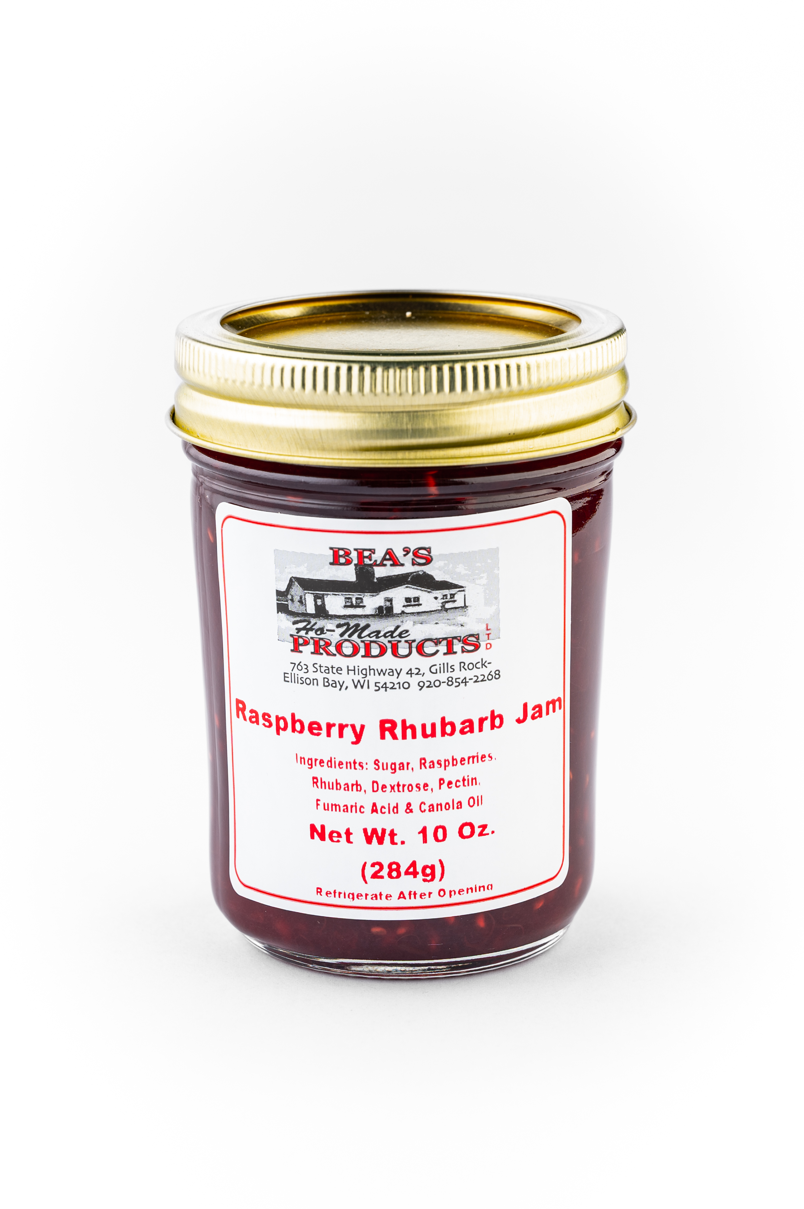 Raspberry Rhubarb Jam – Bea's Ho-Made Products