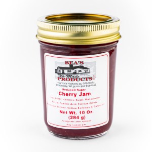 10 ounce jar of reduced sugar cherry jam