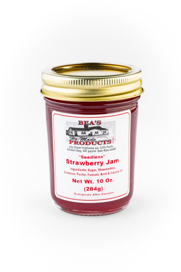 10 ounce jar of seedless strawberry jam