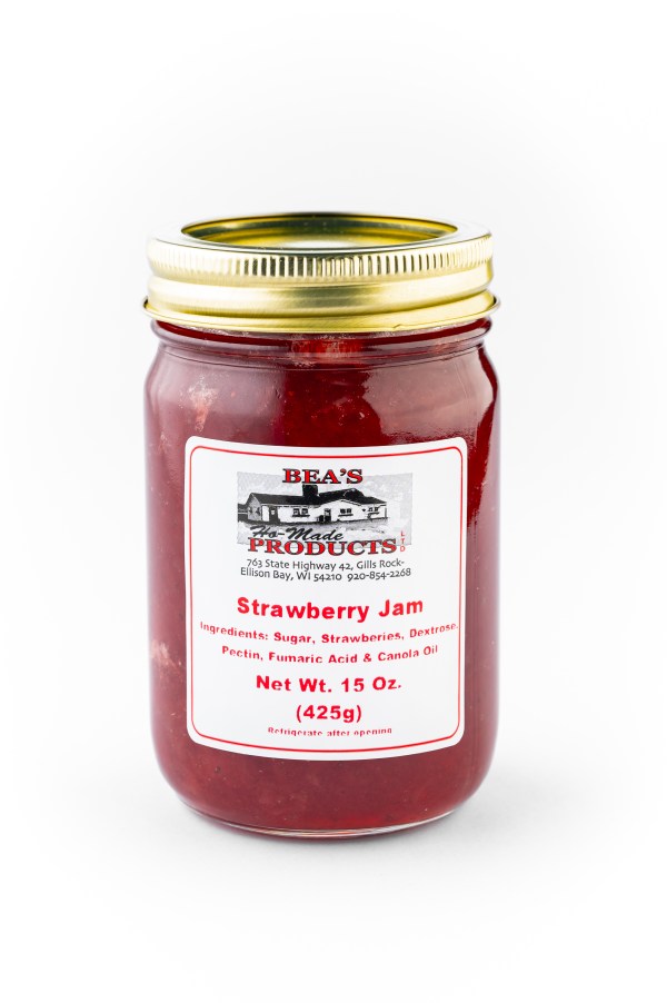 15 ounce jar of strawberry jam