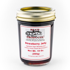 10 oz. Strawberry Jelly 10 ounce jar of strawberry jelly