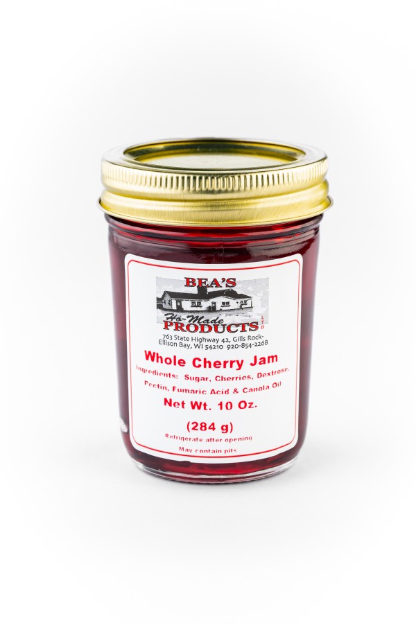 10 ounce jar of whole cherry jam